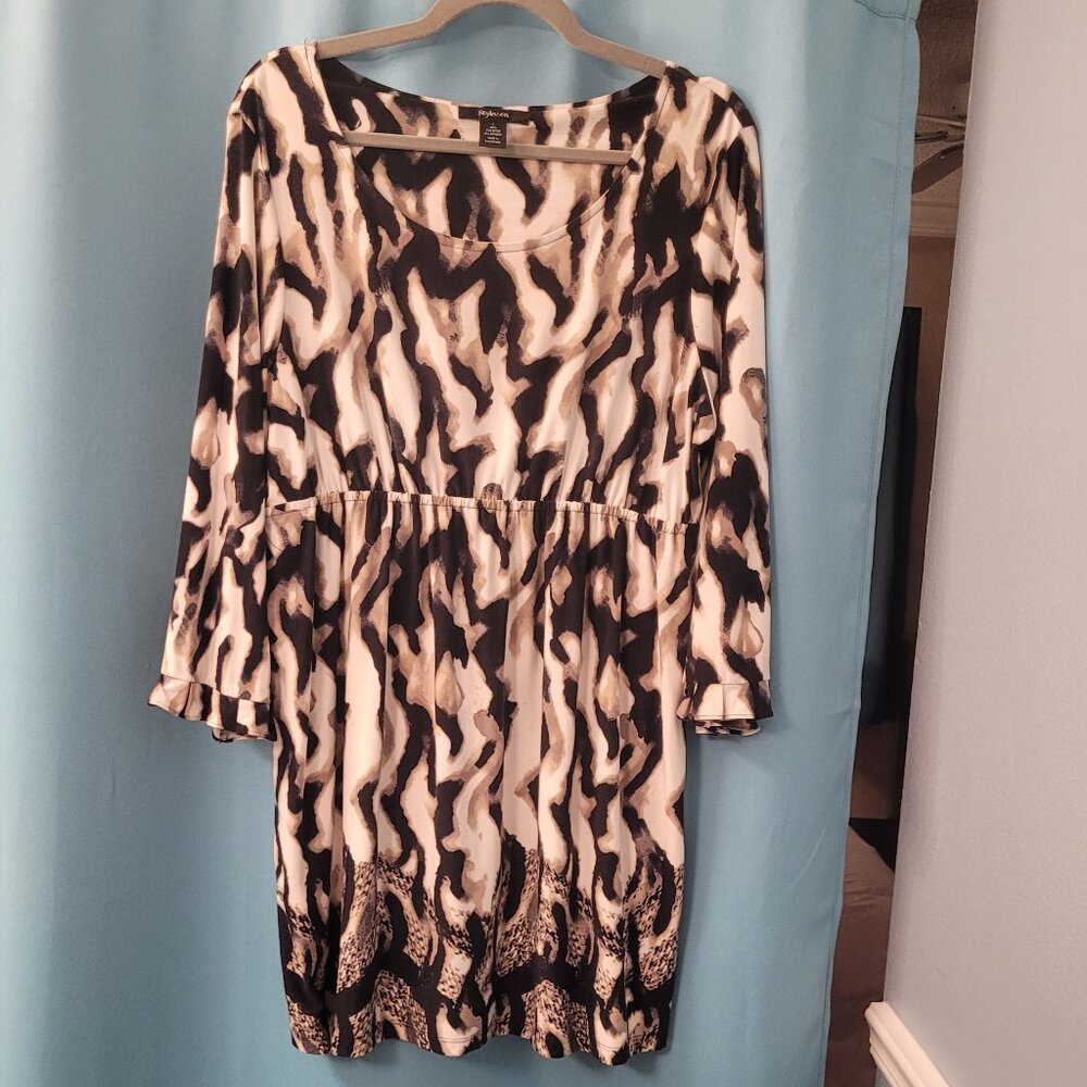 Style & Co Animal Print Tunic Dress – Size L